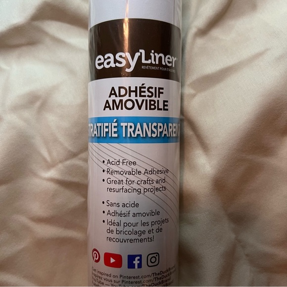 Duck Brand EasyLiner Clear Adhesive Shelf Liner - Picture 3 of 8